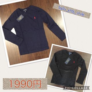 ラルフローレン(Ralph Lauren)の【ブラック120㎝☆大特価】キッズサイズ ロンT ラルフローレン (Tシャツ/カットソー)