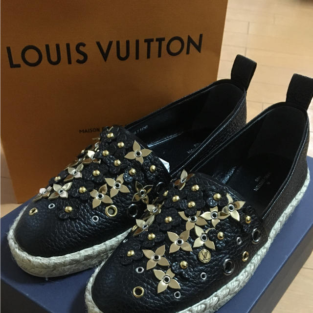 LOUIS VUITTON(ルイヴィトン)の【新品・未使用】ルイヴィトン LOUIS VUITTON エスパドリーユ レディースの靴/シューズ(ローファー/革靴)の商品写真