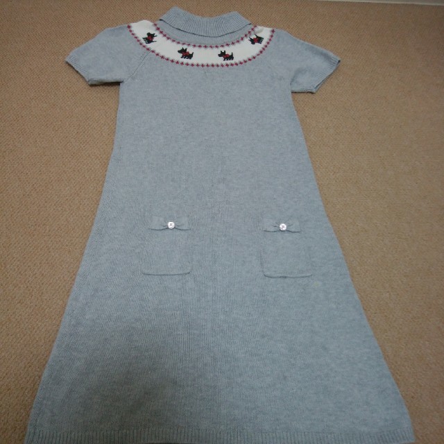 GYMBOREE(ジンボリー)のジンボリー★ニットワンピース★140150★used キッズ/ベビー/マタニティのキッズ服女の子用(90cm~)(ワンピース)の商品写真