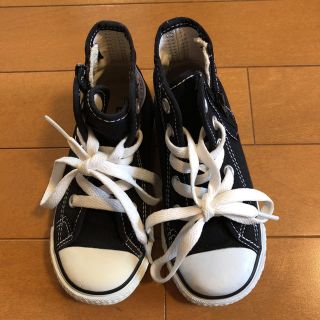 コンバース(CONVERSE)のコンバース ハイカット サイズ16センチ 黒(スニーカー)