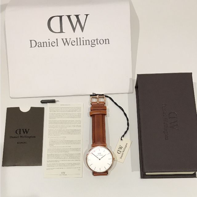 Daniel Wellington(ダニエルウェリントン)のダニエルウェリントン  0507dw  新品未使用  ローズゴールド 即購入可 レディースのファッション小物(腕時計)の商品写真