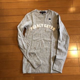 パーリーゲイツ(PEARLY GATES)の〔未使用〕パーリーゲイツ サイズ1  グレー スウェット ゴルフ(ウエア)