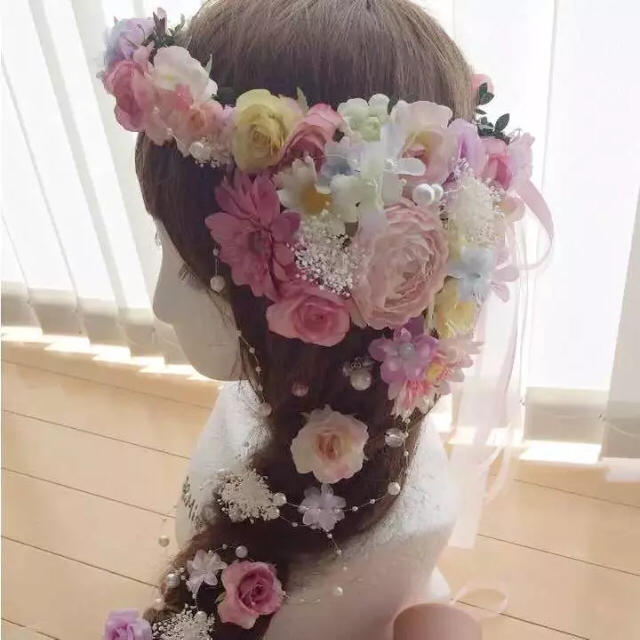 花かんむり♡髪飾り♡リストブーケ♡ブートニア 【メーカー直送