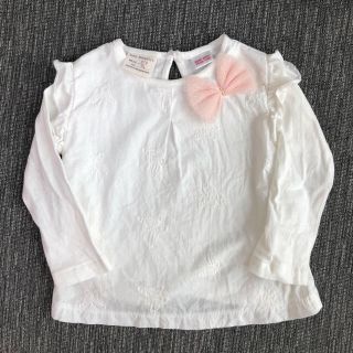 ザラ(ZARA)のZARAbaby チュニックブラウス70 カットソー70(シャツ/カットソー)