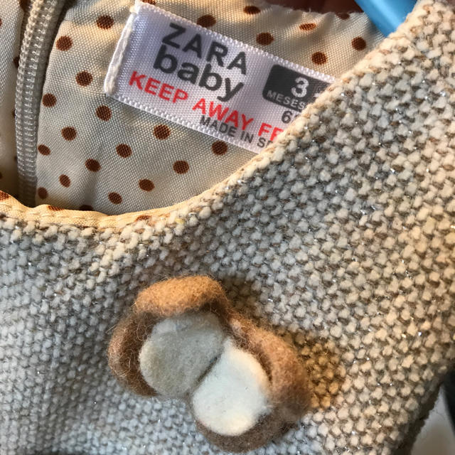 ZARA KIDS(ザラキッズ)のzara Baby ワンピース 68cm (3-6m)   キッズ/ベビー/マタニティのベビー服(~85cm)(ワンピース)の商品写真