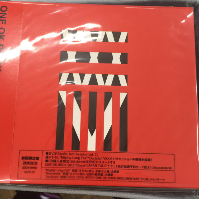 ONE OK ROCK(ワンオクロック)のONE OK ROCK 35xxx エンタメ/ホビーのCD(ポップス/ロック(邦楽))の商品写真