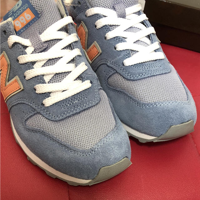 New Balance(ニューバランス)のnew balance WR996 25.0㎝ ブルー/オレンジ レディースの靴/シューズ(スニーカー)の商品写真