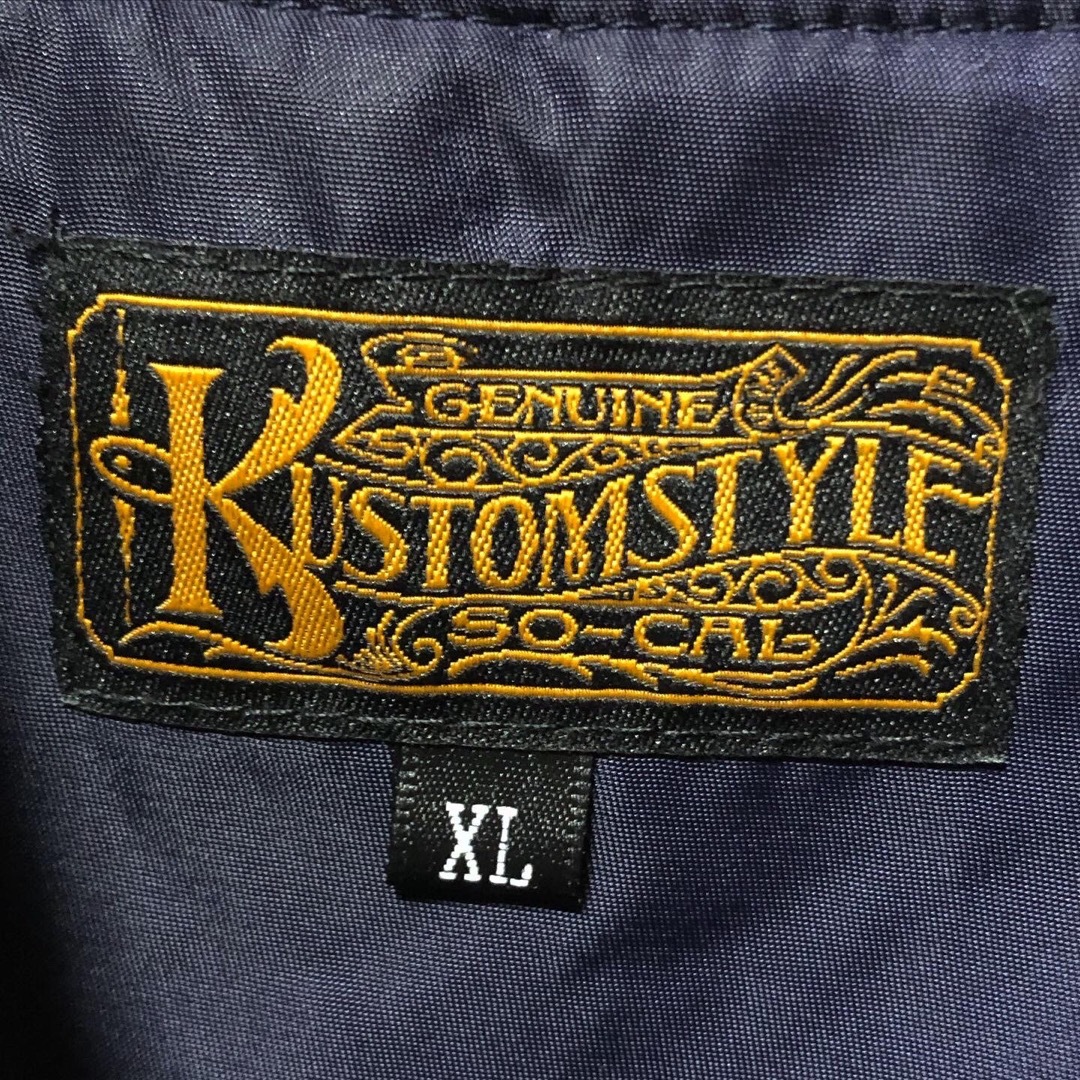 定価2.7万❗️KUSTOM STYLE ナイロン スタジャン 中綿 XL