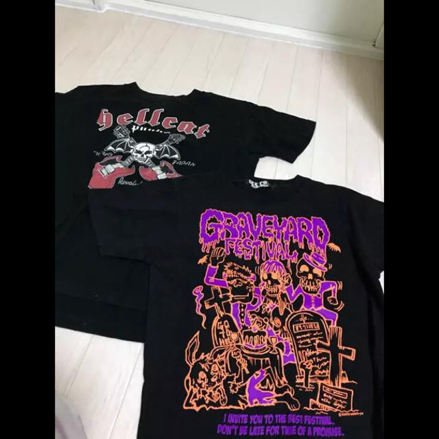 HELLCATPUNKS(ヘルキャットパンクス)のヘルキャ セクポ Tシャツセット レディースのトップス(Tシャツ(半袖/袖なし))の商品写真