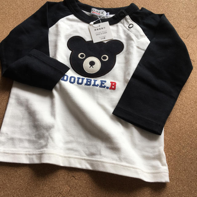 DOUBLE.B(ダブルビー)の新品♡ DOUBLE.B 上下 キッズ/ベビー/マタニティのキッズ服男の子用(90cm~)(Tシャツ/カットソー)の商品写真