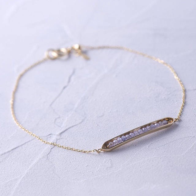 agete - ♡超美品 agate スキニーブレスレット・タンザナイト輪様専用