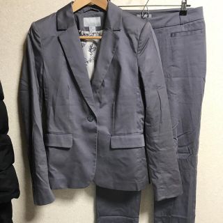 エイチアンドエム(H&M)のH&M シンプルスーツ上下セット グレー(スーツ)