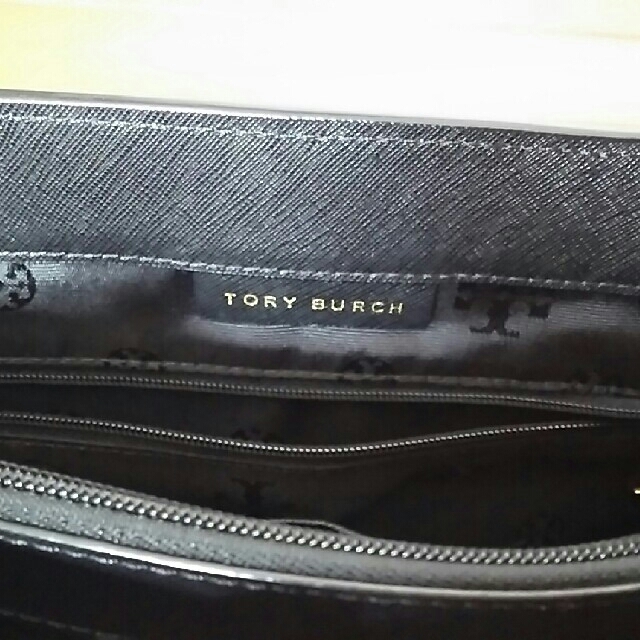 Tory Burch(トリーバーチ)のトリーバーチ☆レザー トートバッグ ブラック レディースのバッグ(トートバッグ)の商品写真