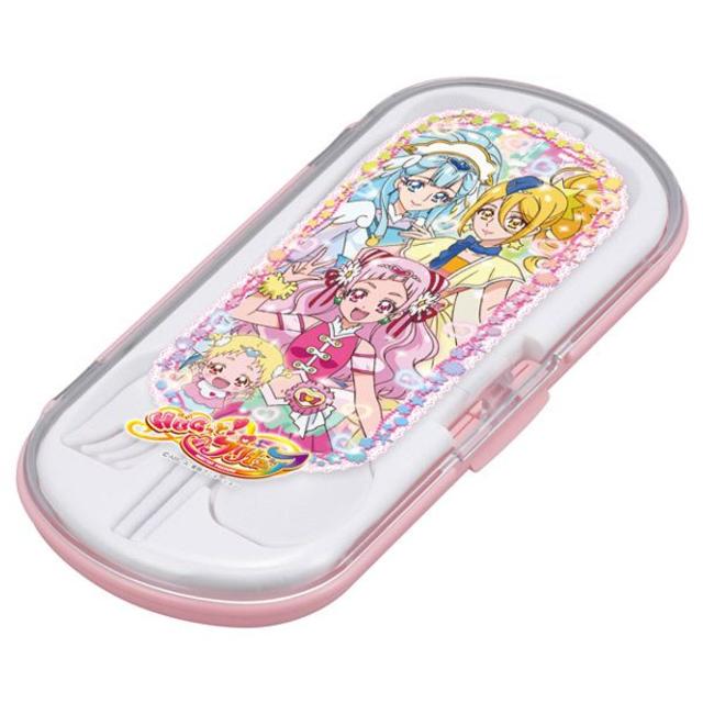 BANDAI(バンダイ)のトリオセット HUGっと！プリキュア インテリア/住まい/日用品のキッチン/食器(カトラリー/箸)の商品写真