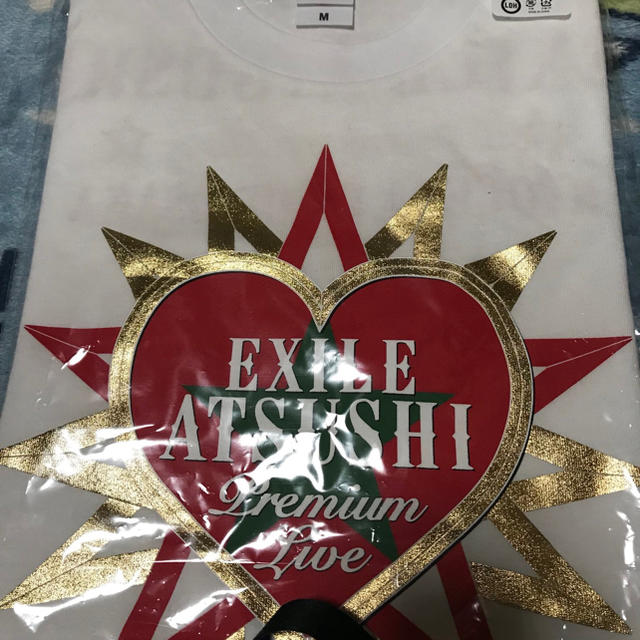 EXILE(エグザイル)のATSUSHI プレミアムライブ 白Tシャツ Mサイズ エンタメ/ホビーのタレントグッズ(ミュージシャン)の商品写真