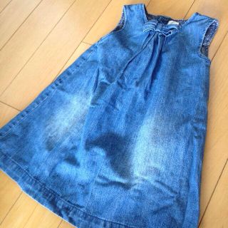 エイチアンドエム(H&M)のH&Mデニムジャンパースカート90100(その他)