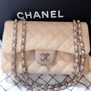 シャネル(CHANEL)の新品未使用♡CHANEL♡激レア色キャビアスキン デカマトラッセベージュ♡30♡(ショルダーバッグ)