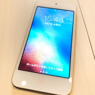 アイポッドタッチ(iPod touch)の【美品】iPod touch 第6世代 64G ゴールド(ポータブルプレーヤー)