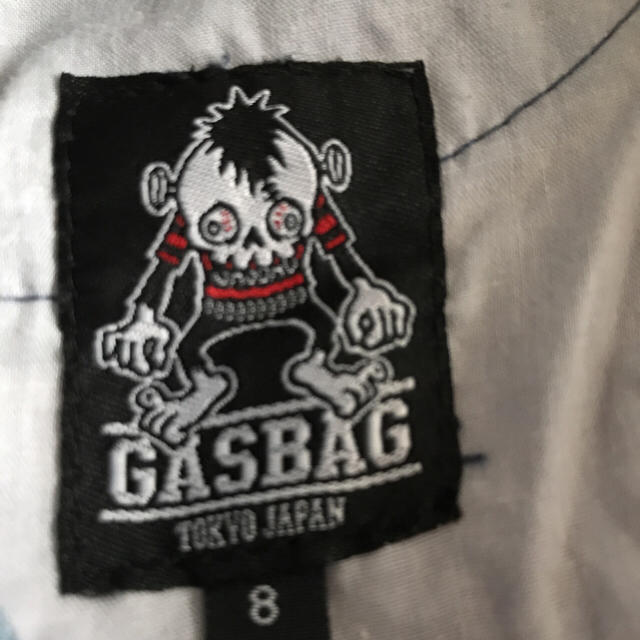 GASBAG(ガスバッグ)のGASBAG ガスバッグ ダメージハーフジーンズ 140cm キッズ/ベビー/マタニティのキッズ服男の子用(90cm~)(パンツ/スパッツ)の商品写真