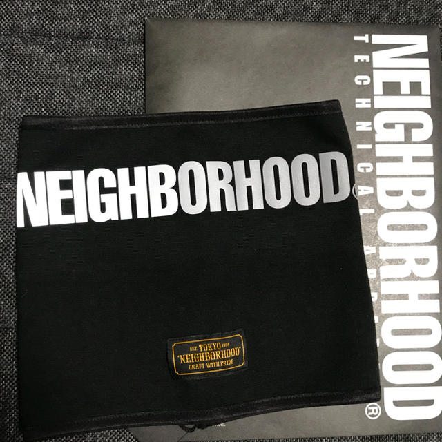 NEIGHBORHOOD(ネイバーフッド)のNEIGHBORHOOD BELT-DRIVE ネックウォーマー 黒 メンズのファッション小物(ネックウォーマー)の商品写真