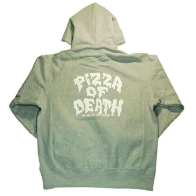 HIGH!STANDARD   PIZZA OF DEATH パーカー L グレー ピザオブデス ピザ