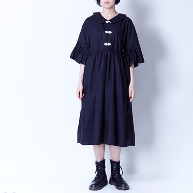 merlot(メルロー)の新品☆チャイナ☆ワンピース☆シャツワンピ☆チャイナコーデ☆ゆったり レディースのワンピース(ひざ丈ワンピース)の商品写真