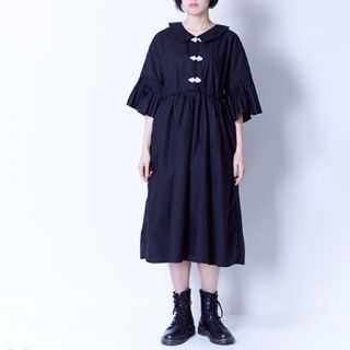 メルロー(merlot)の新品☆チャイナ☆ワンピース☆シャツワンピ☆チャイナコーデ☆ゆったり(ひざ丈ワンピース)