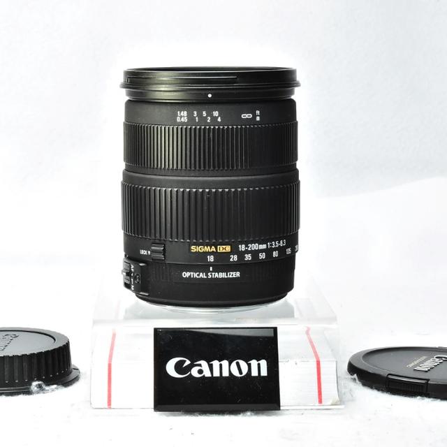 美品 SIGMA 18-200 F3.5-6.3 DC OS HSM CANON 美品 SIGMA 18-200 F3.5-6.3 DC OS HSM CANON