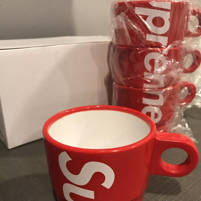 Supreme 18SS stacking cups red box logoインテリア/住まい/日用品