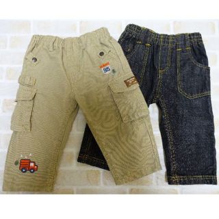 オシュコシュ(OshKosh)のOshKosh パンツ2枚セット　80㎝(パンツ)