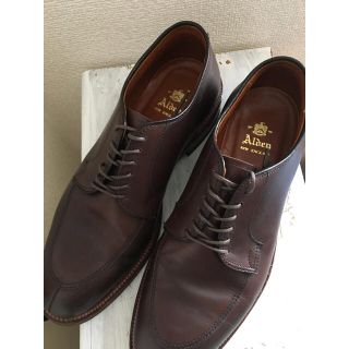 オールデン(Alden)の【かなり美品】 Alden Vチップ オールデン ブラウン(ドレス/ビジネス)