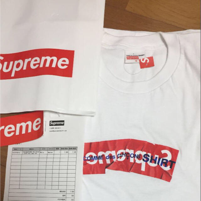 激安商品 Supreme - supreme コムデギャルソン コラボTシャツ Tシャツ