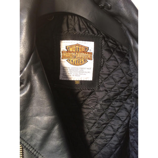 Harley Davidson(ハーレーダビッドソン)のライダースジャケット ハーレーダビッドソン 38 Lサイズ相当 メンズのジャケット/アウター(ライダースジャケット)の商品写真