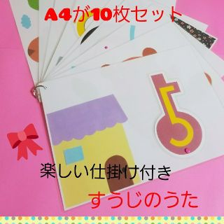 保育士さんに♥笑顔になれるよ♥仕掛け付きソングパネル♥すうじのうた♥(その他)