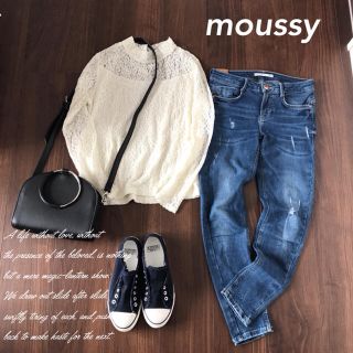 マウジー(moussy)のmoussyレースカットソー♡(カットソー(長袖/七分))