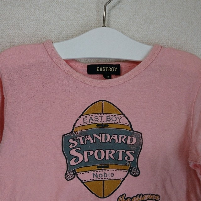 EASTBOY(イーストボーイ)のEAST BOY☆カットソー110 キッズ/ベビー/マタニティのキッズ服女の子用(90cm~)(Tシャツ/カットソー)の商品写真