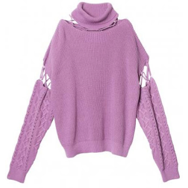 Ameri VINTAGE(アメリヴィンテージ)のameri vintage  CONNECT TURTLE NECK KNIT レディースのトップス(ニット/セーター)の商品写真