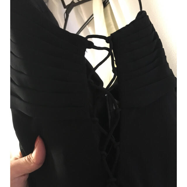 ベアトップ  黒のロングドレス レディースのフォーマル/ドレス(ロングドレス)の商品写真
