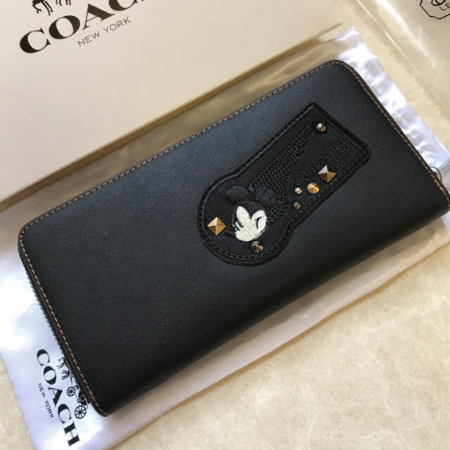 COACH(コーチ)のcoach 長財布 ミッキー  パッチワーク ホワイトデー 箱なし メンズのファッション小物(長財布)の商品写真