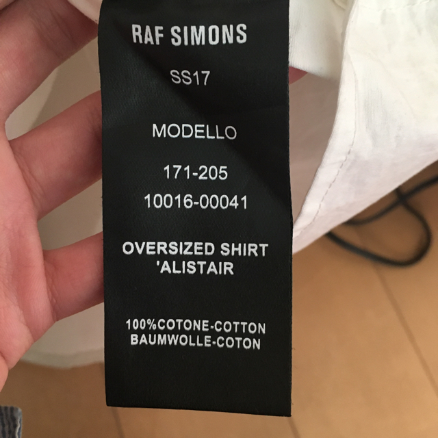 RAF SIMONS(ラフシモンズ)のRAF SIMONS 17ss オーバーシャツ Alt様 専用出品 メンズのトップス(シャツ)の商品写真