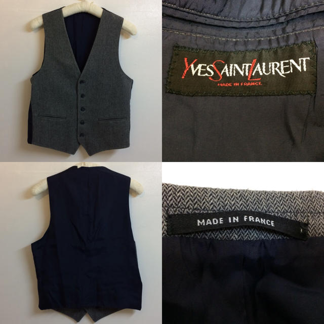 SAINT LAURENT - YVES SAINT LAURENT VINTAGE FRANCE製 3ピース SAINT LAURENT - YVES SAINT LAURENT VINTAGE FRANCE製 3ピース