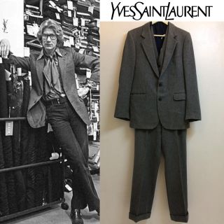 YVES SAINT LAURENT ヴィンテージ サンローラン セットアップスーツ