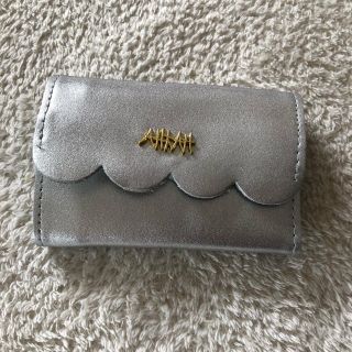 アーカー(AHKAH)のアーカー 財布 ミニウォレット シルバー 付録(財布)