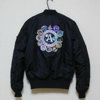 アルファインダストリーズ(ALPHA INDUSTRIES)の【ももたろう様専用】アルファ MA-1 TIGHT  NASA アポロ 【L】(フライトジャケット)