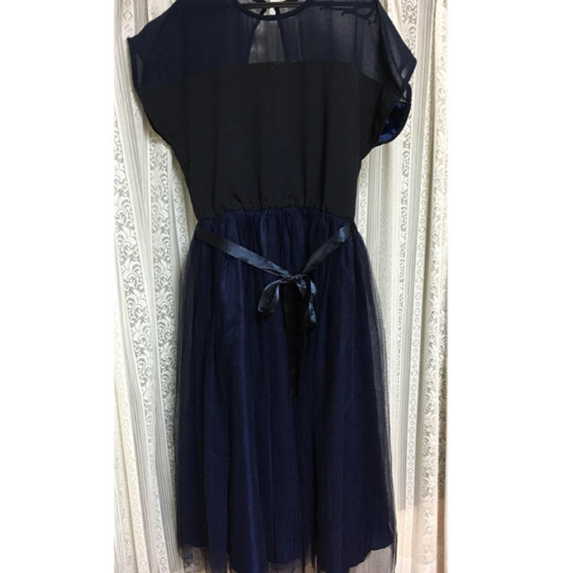 merlot(メルロー)のチュールスカート ワンピース レディースのフォーマル/ドレス(ロングドレス)の商品写真