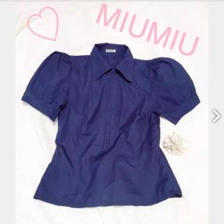 ミュウミュウ(miumiu)のMIUMIU ♡ ブラウス(シャツ/ブラウス(半袖/袖なし))