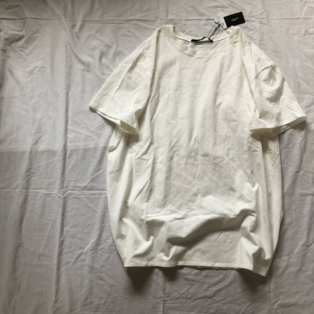 KBF+(ケービーエフプラス)のKBF ビッグシルエットカットソーワンピース レディースのトップス(Tシャツ(半袖/袖なし))の商品写真