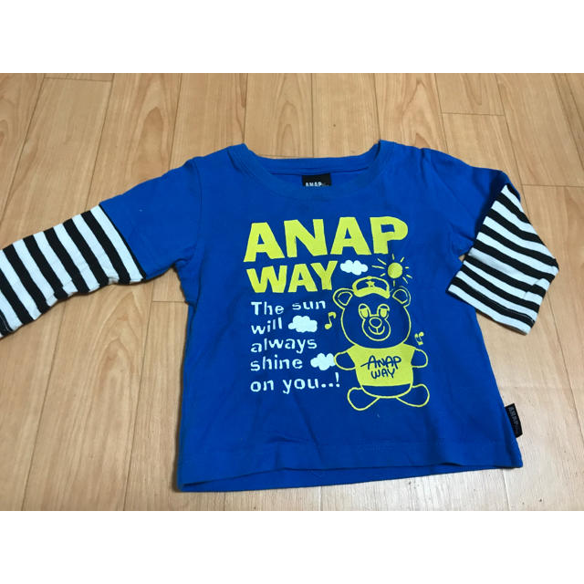 ANAP(アナップ)のロンT💗80センチ キッズ/ベビー/マタニティのベビー服(~85cm)(Ｔシャツ)の商品写真
