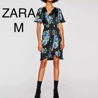 ザラ(ZARA)の新品 ザラ 花柄ワンピース ZARA(ひざ丈ワンピース)