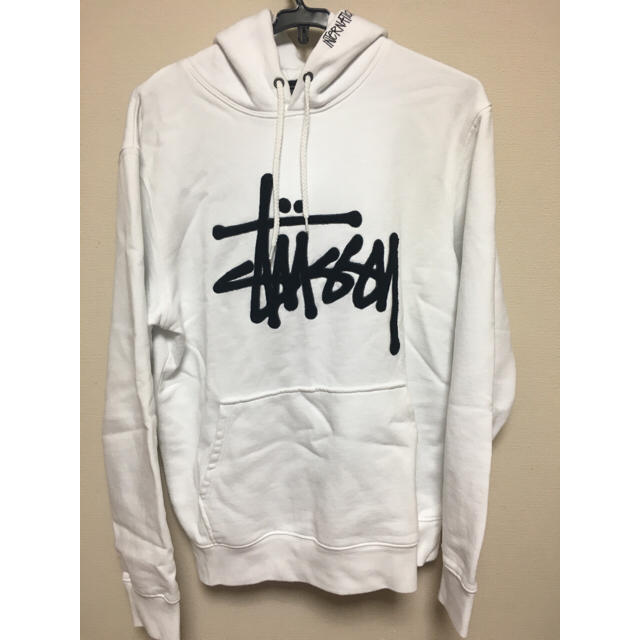 STUSSY(ステューシー)のStussy パーカー 白 ホワイト ステューシー メンズのトップス(パーカー)の商品写真